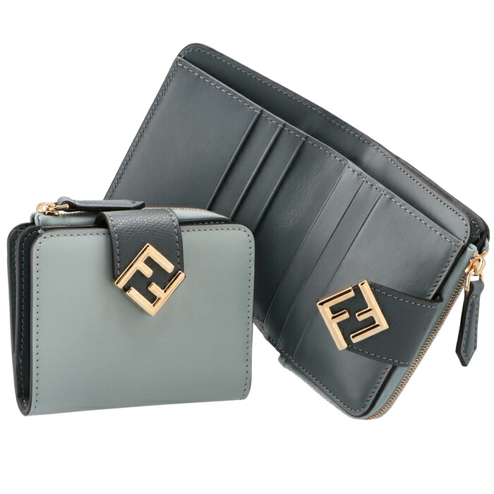 楽天市場】フェンディ FENDI 財布 二つ折り FFダイヤモンド コンパクト