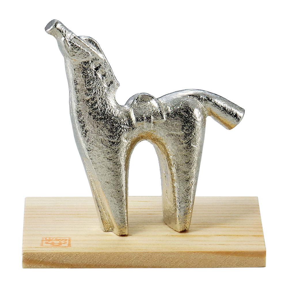 楽天市場】干支置物 午 馬 うま 錫製 三枝惣太郎作 すず : 仏壇仏具の