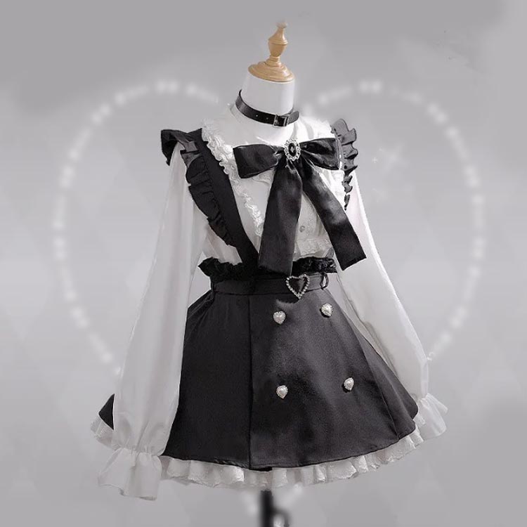 楽天市場】可愛い 量産型 4点セット セットアップ ブラウス 吊り