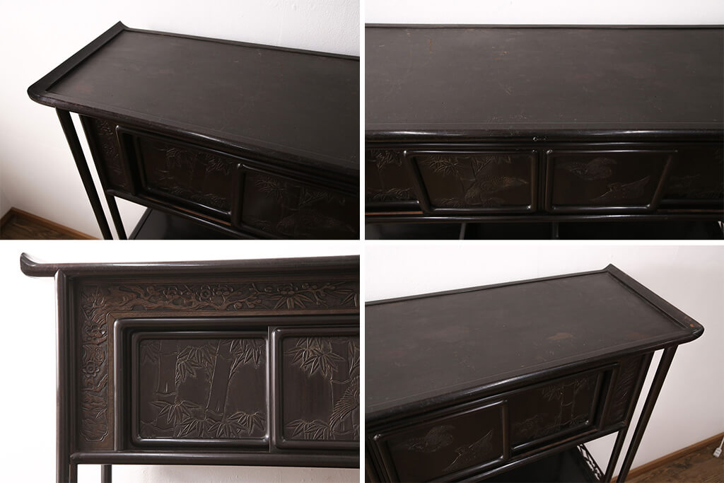 楽天市場】☆事前問合せ必須☆ 和製アンティーク 昭和初期 飾り棚 大型