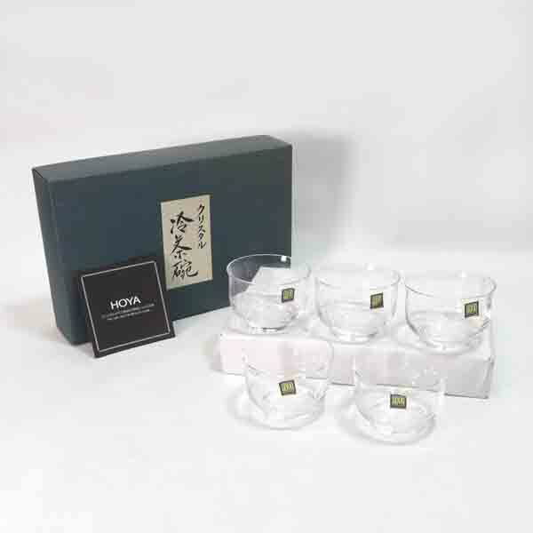 楽天市場】HOYA ◇【ガラス】HOYA/クリスタル冷茶碗揃(5個組) 茶道具