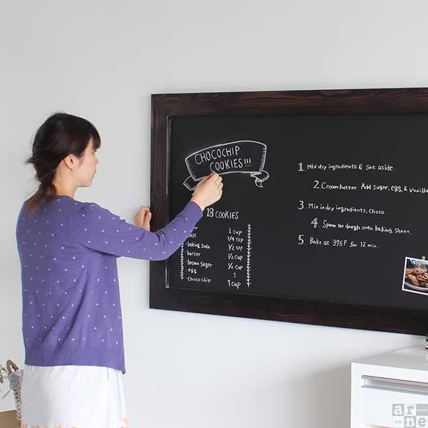 楽天市場】黒板 おしゃれ 壁掛け ボード 玄関 カフェ アンティーク風