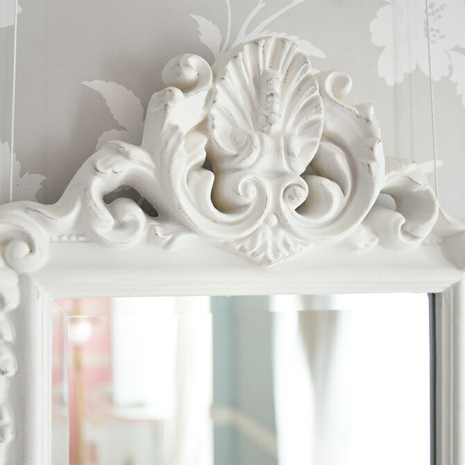 楽天市場】ミラー 鏡 姿見 全身鏡 ロココ調 姿見ミラー アンティーク