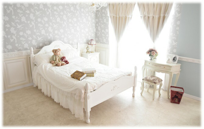 楽天市場】【新生活フェア_2/28まで！】 ロココ調 姫系 ダブルベッド