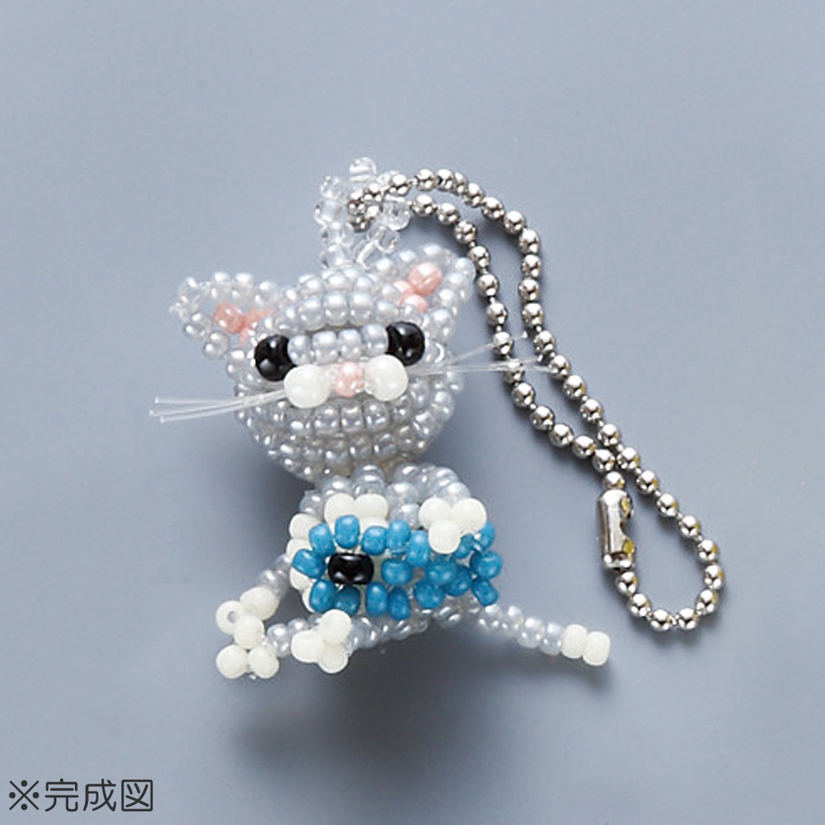 楽天市場】[ メール便可 ] ビーズキット マスコットファン Part4 ネコ