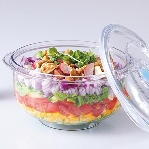 楽天市場】＼ポイント10倍／ 真空サラダボウルクリア（真空ポンプなし