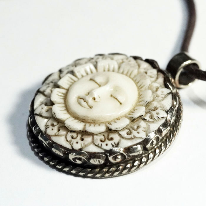 楽天市場】純シルバー ネックレス 顔 フェイス チョーカー 銀細工