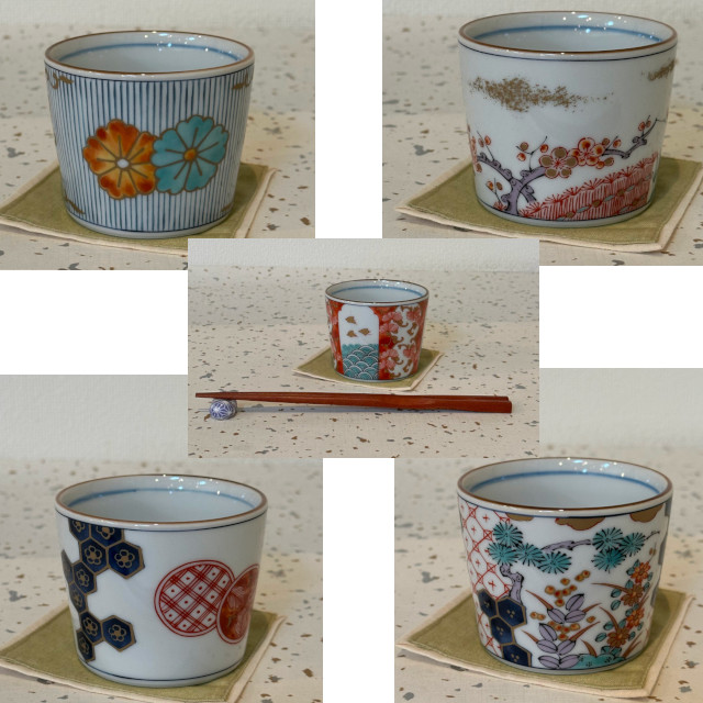 楽天市場】染錦古伊万里 そば猪口 そば猪口 フリーカップ スイーツ