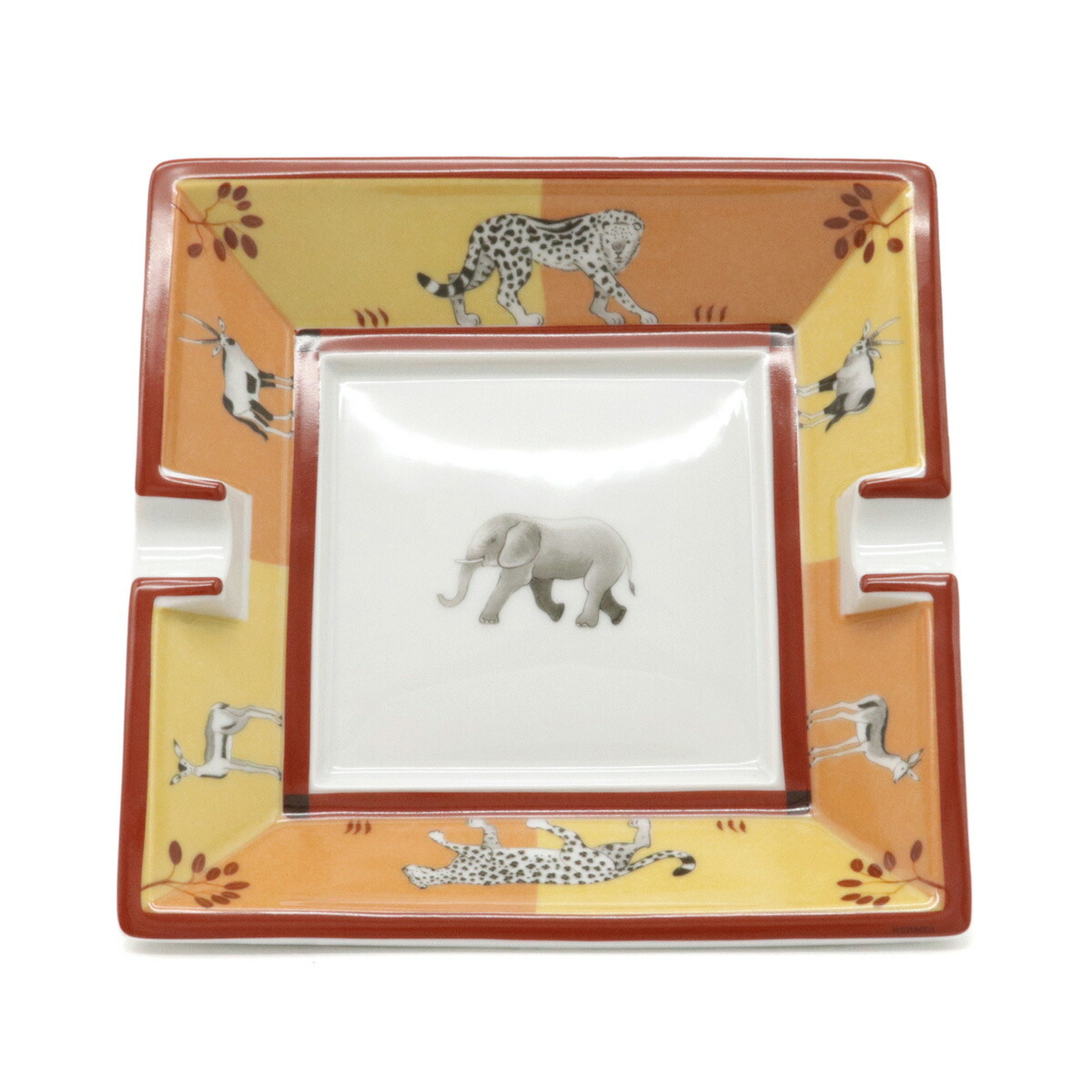 楽天市場】HERMES エルメス アッシュトレイ 灰皿 アニマル 動物 ゾウ