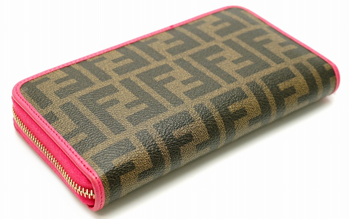 楽天市場】【財布】FENDI フェンディ ズッカ ズッカ柄 ラウンド