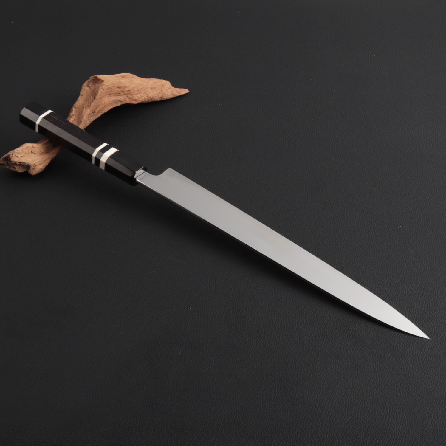 楽天市場】柳刃包丁 尺（刃渡り300mm）通常鏡面仕上げ 本刃付け 料理