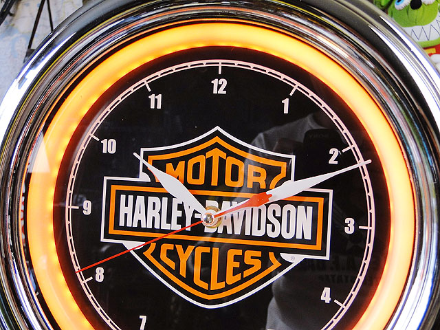 楽天市場】ハーレーダビッドソン LEDネオンクロック （バー＆シールド