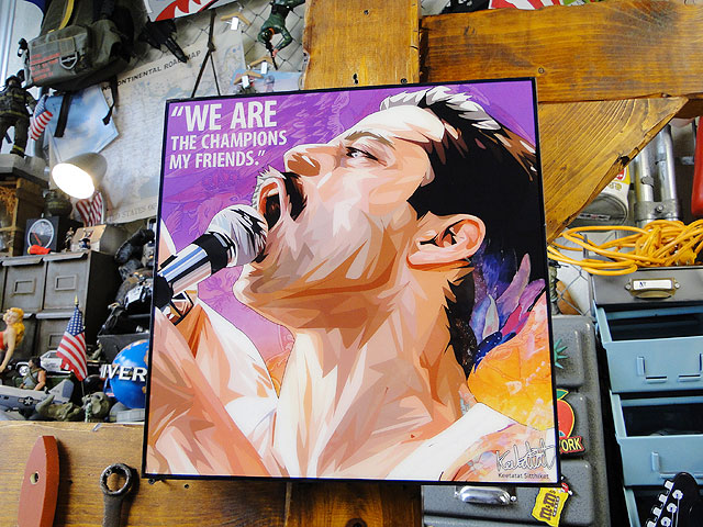 楽天市場】フレディ・マーキュリー ポップアートフレーム #655