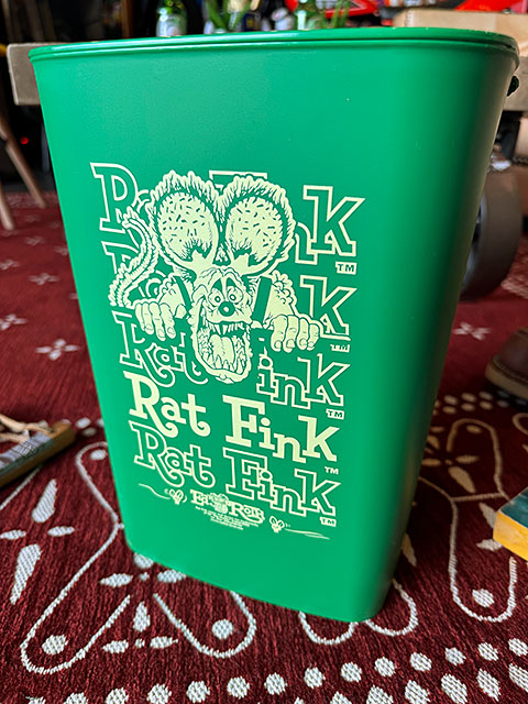 楽天市場】ラットフィンク 10Lダストボックス ゴミ箱 アメリカン雑貨