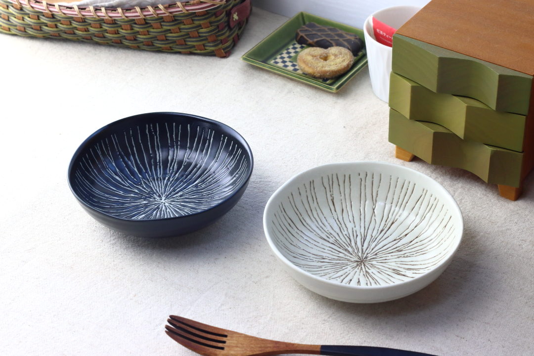 楽天市場】彫十草 4.5寸中鉢 15cm 日本製 美濃焼 45鉢 中鉢 中皿