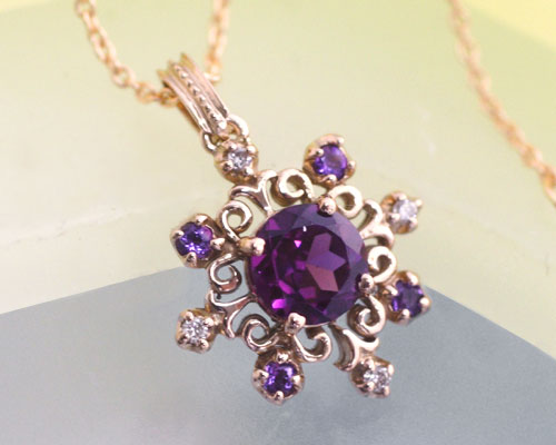 楽天市場】1月 2月誕生石ネックレス ロードライトガーネット