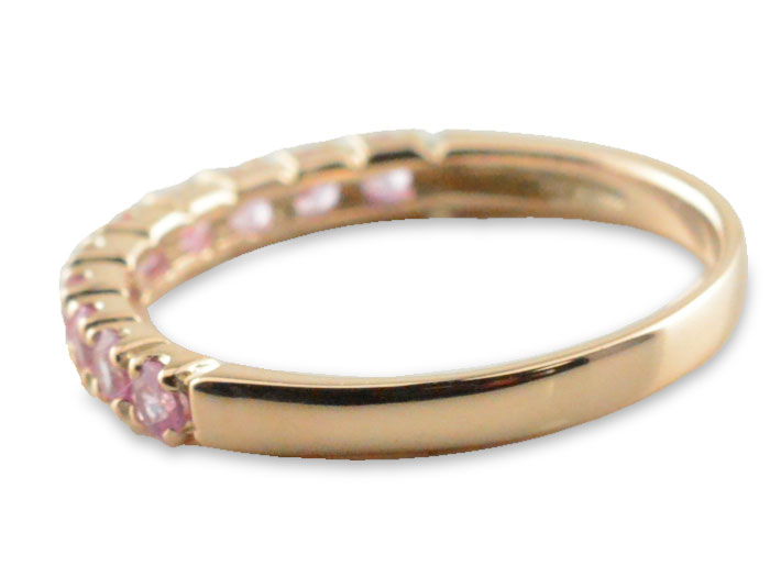 楽天市場】k10 ピンクサファイア リング 指輪ピンクゴールド