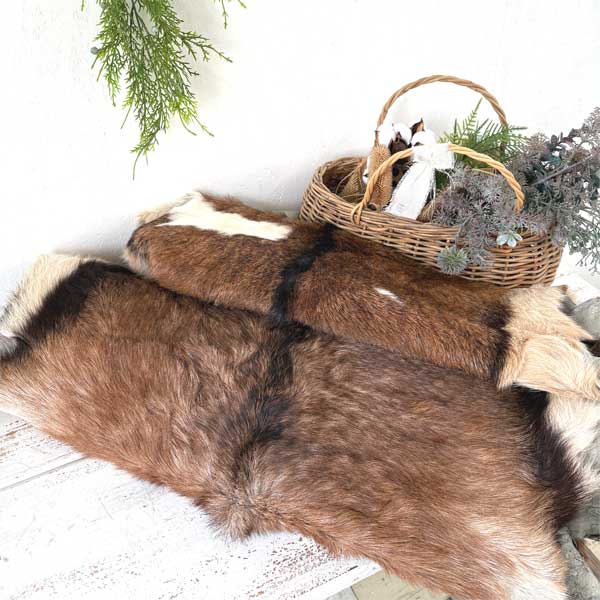楽天市場】ゴートレザー goat 毛皮 マット 1点物 1枚革 山羊皮 ハラコ