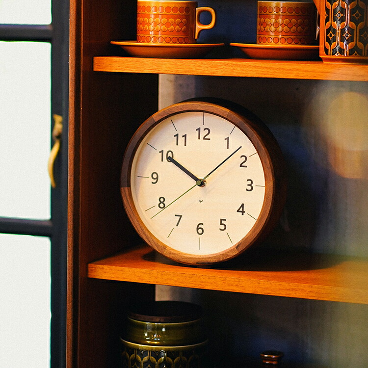 楽天市場】壁掛けフック特典有☆掛け時計 木製 ちいさな木の実のかけ