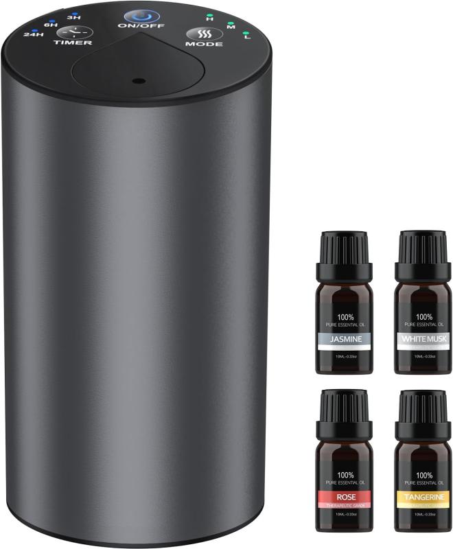 楽天市場】Amison 車用 ディフューザー 芳香剤 精油10mL X4本付 水なし