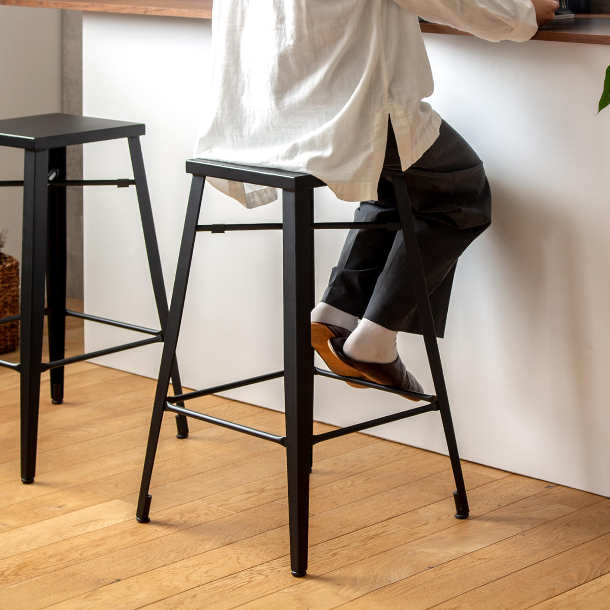 楽天市場】カウンターチェア 座面高70cm ハイチェア アイアン
