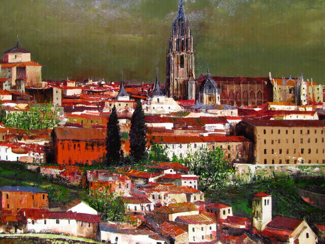 楽天市場】武本春根 古都萌芽 油彩10P : ギャラリーダッドアート