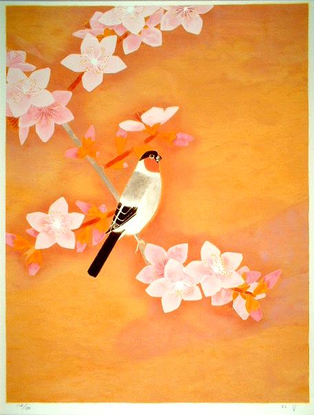 楽天市場】上村松篁 春禽 リトグラフ : ギャラリーダッドアート