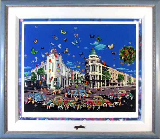 楽天市場】ヒロヤマガタ シルクスクリーン 1998 ビバリーヒルズ