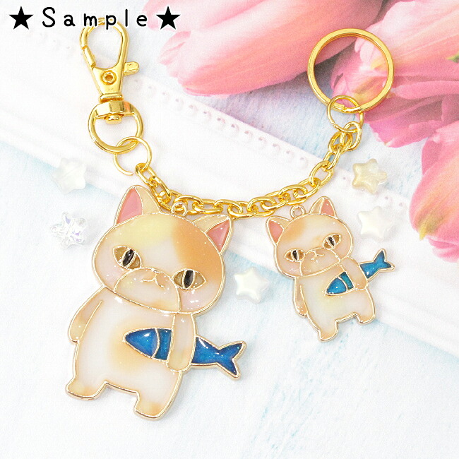 楽天市場】【レジン枠】5個 ネコとお魚 レジン 枠 KC金 (全2種