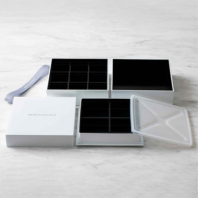 楽天市場】ディーンアンドデルーカ 三段重大とクーラーバッググレー