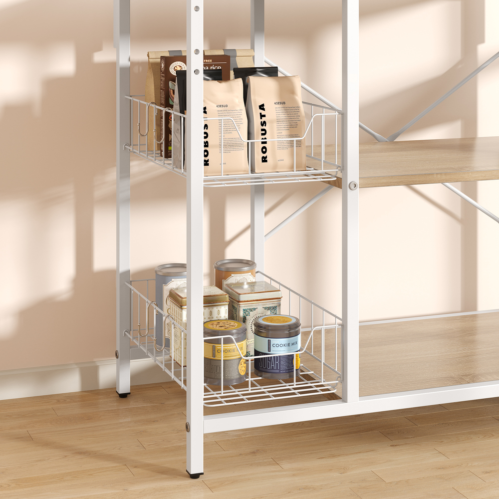 楽天市場】＼翌日発送！／Bestier キッチンラック 幅約85cm コンセント