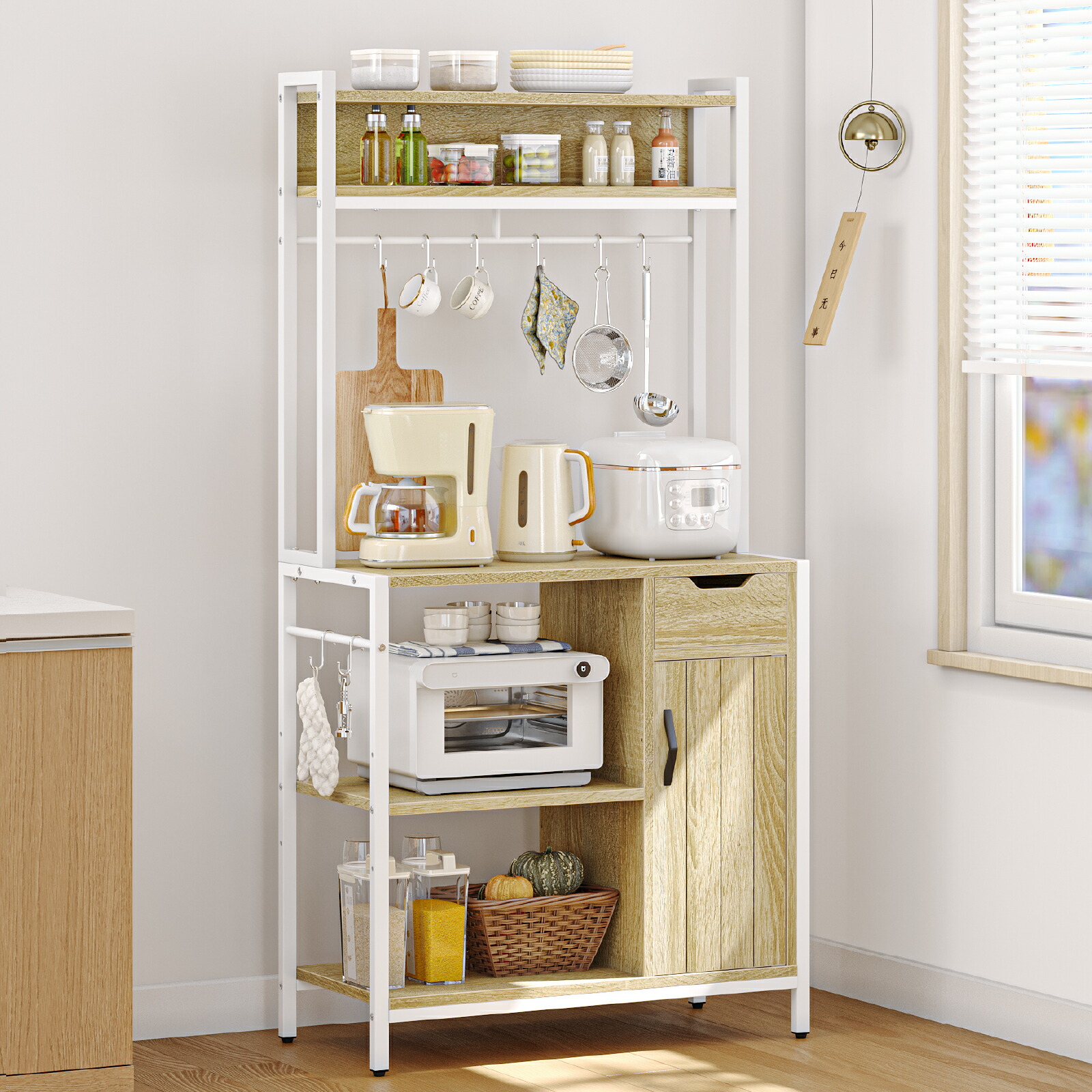 楽天市場】＼翌日発送！／Bestier キッチンラック 幅90cm オープン