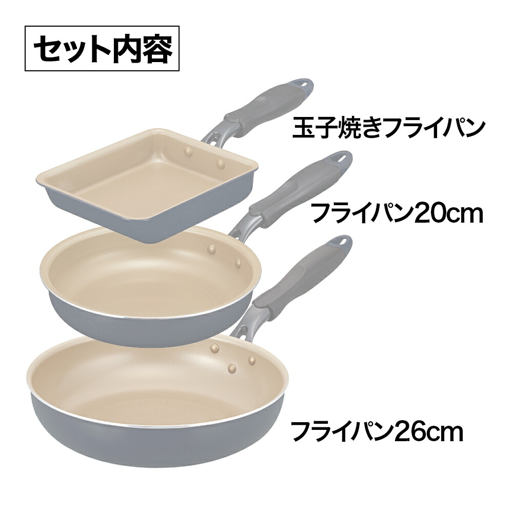 楽天市場】【公式限定】evercook エバークック IH対応 フライパン 3点