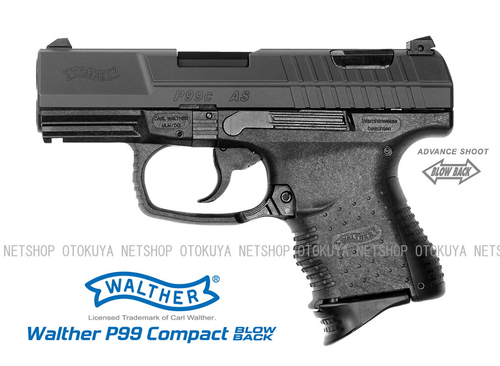 楽天市場】ガスブローバック ワルサー P99 コンパクト【マルゼン