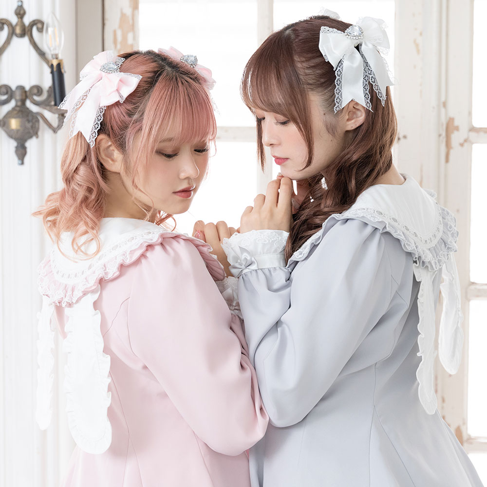 楽天市場】うさ耳はしごレースリボンセットアップ レディース