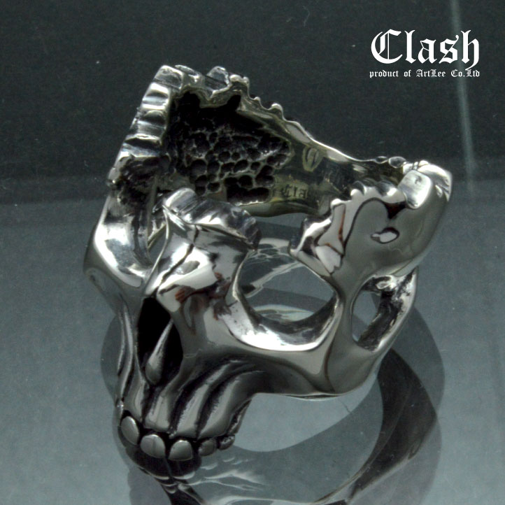 楽天市場】Clash ブロークンスカルリング シルバー925 (broken skull