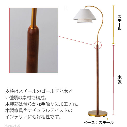 楽天市場】【ﾎﾟｲﾝﾄUP実施中】フロアライト おしゃれ 北欧 LED フロア