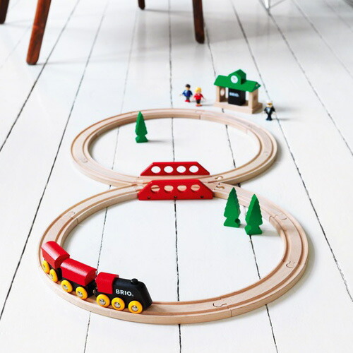 楽天市場】BRIO ブリオ レールウェイセット クラシックレール8の字