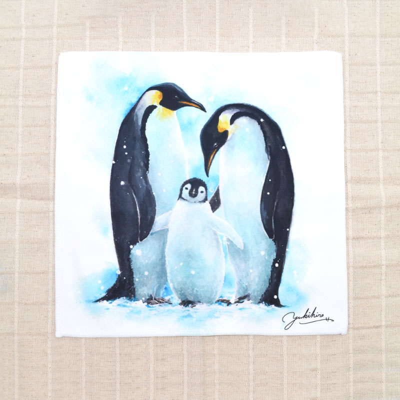 楽天市場】水彩画ハンドタオル ペンギン ◇ゆうパケット対応◇ ことり