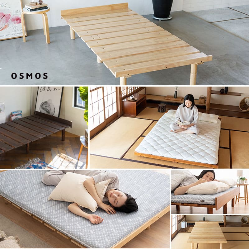 楽天市場】すのこベッド ベッドフレーム シングル セミダブル ダブル