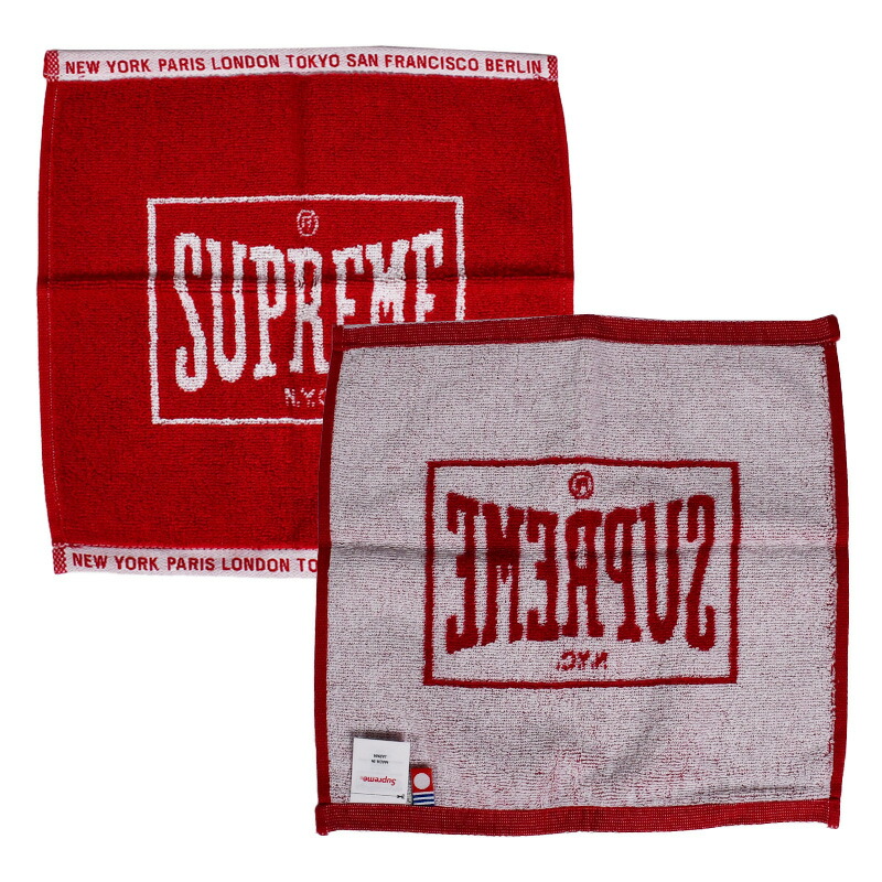 楽天市場】Supreme (シュプリーム) SQUARE MINI TOWELS (SET OF 2