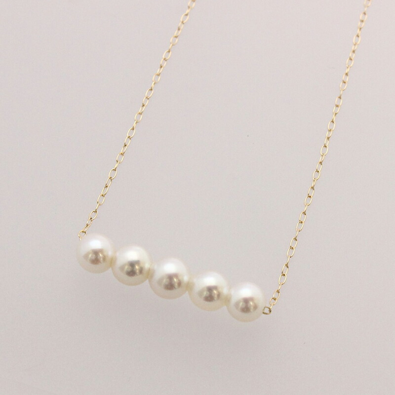 楽天市場】【ふるさと納税】 真珠 5粒 パール ネックレス Yamashita