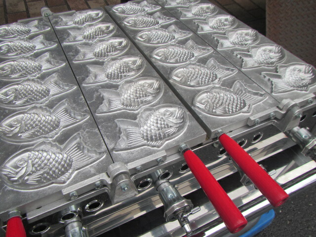 楽天市場】日本製 ガス式 蜜元 たい焼き機 都市ガス用ミツモト 鯛焼き