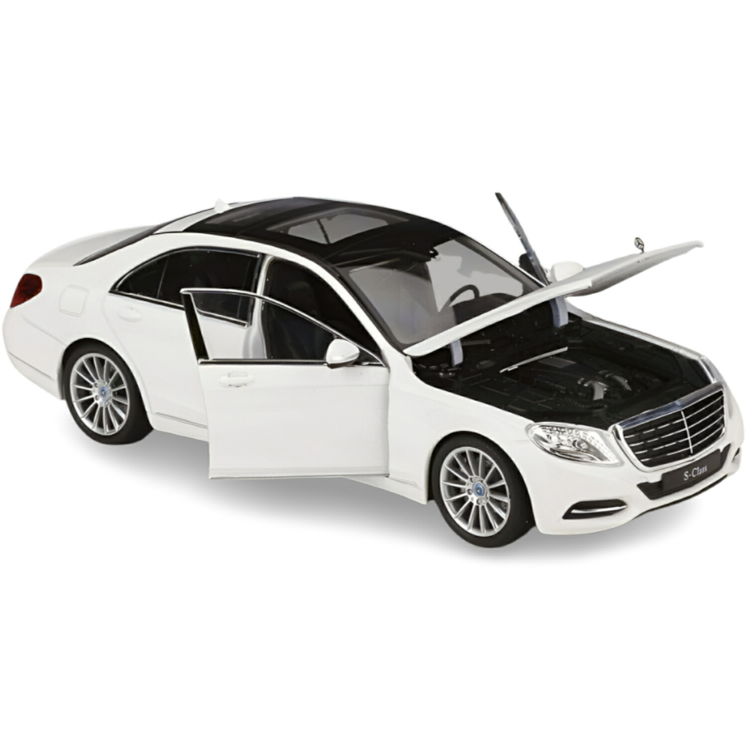 楽天市場】ミニカー 1/24 WELLY メルセデスベンツ Sクラス ホワイト
