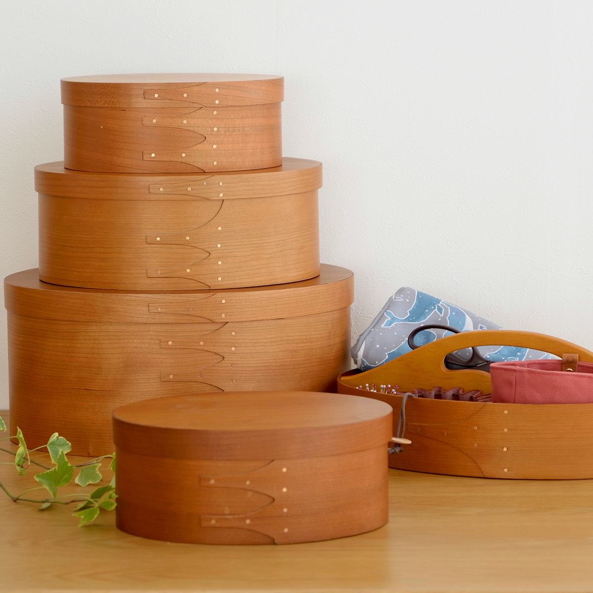 楽天市場】シェーカーボックス Mサイズ オーバルボックス M ナチュラル