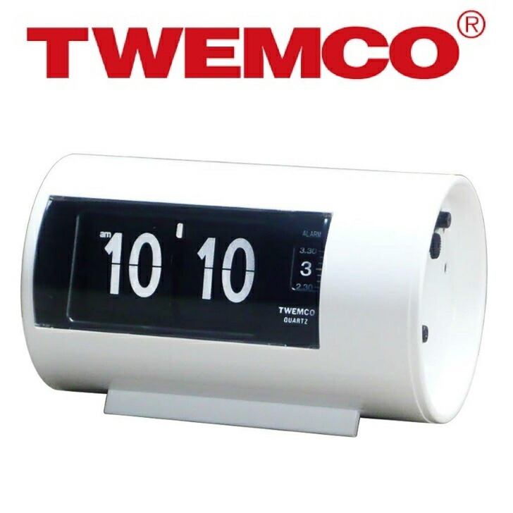 楽天市場】時計 TWEMCOトゥエンコ 置き時計 パタパタ アラーム