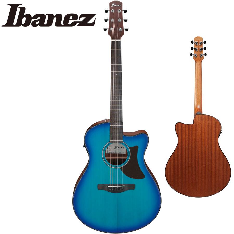 楽天市場】Ibanez AAM50CE -SBO (Sapphire Blue Burst Open Pore