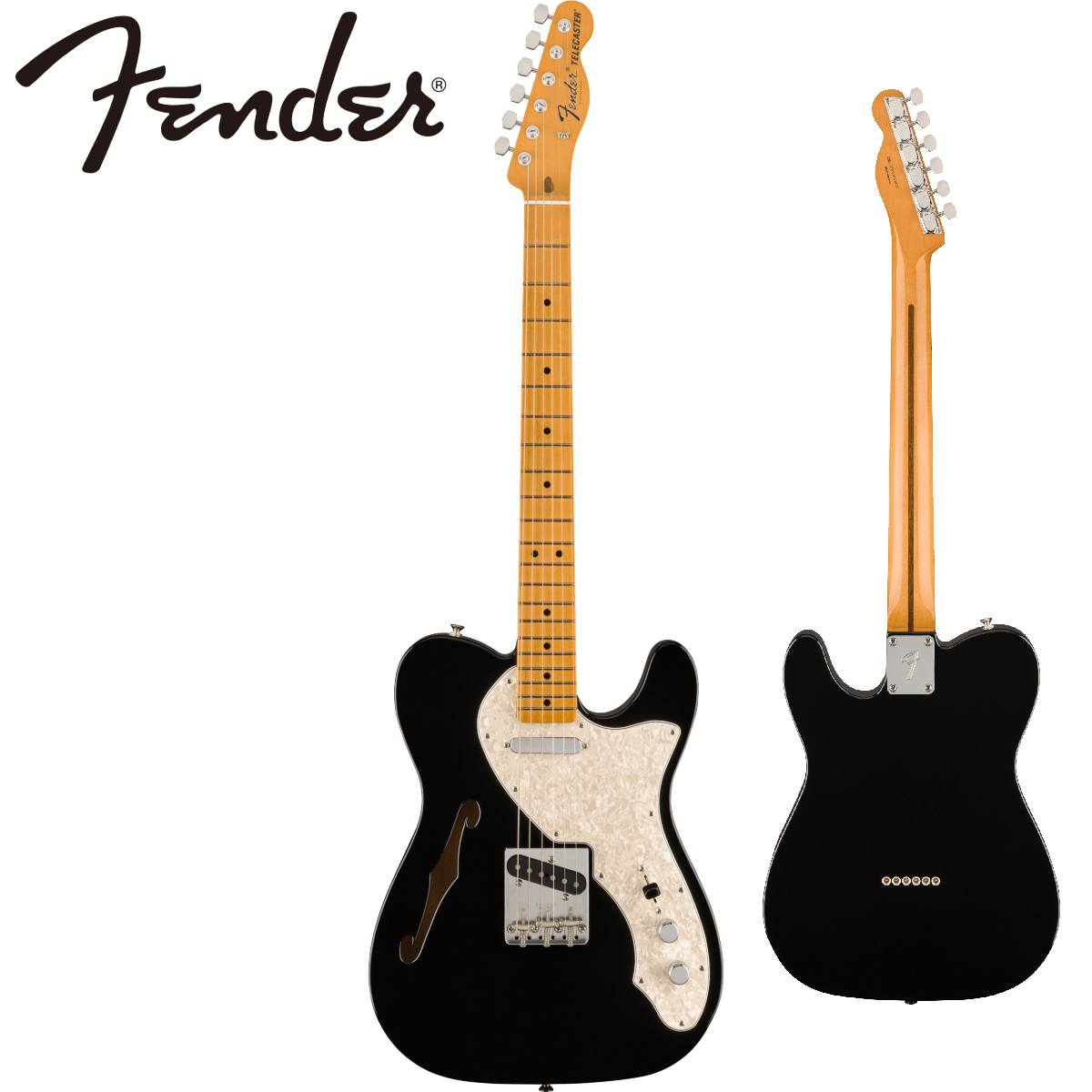 楽天市場】Fender Vintera II 60s Telecaster Thinline -Black- 新品