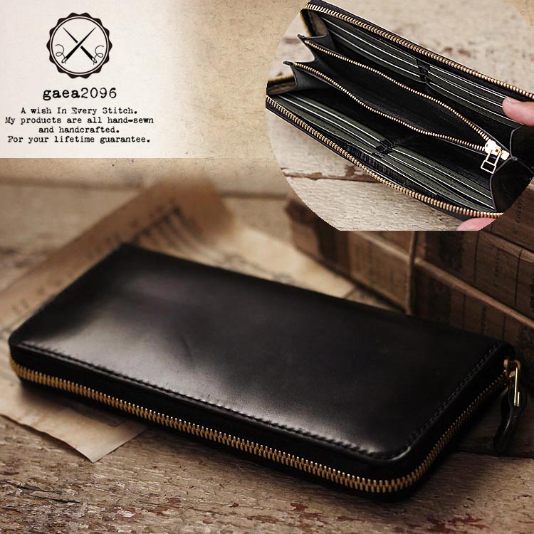 楽天市場】＼馬革トレープレゼント!! 2/25迄／シェルコードバン 長財布