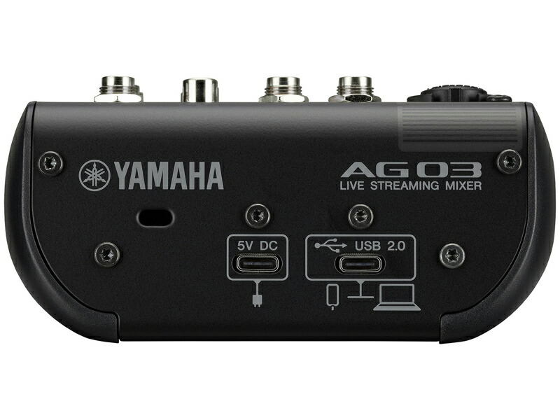 楽天市場】YAMAHA ヤマハ AG03MK2 B ブラック【納期未定 】 配信用